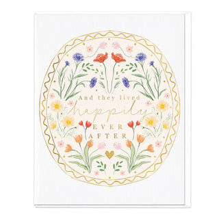Happily Ever After Floral Card