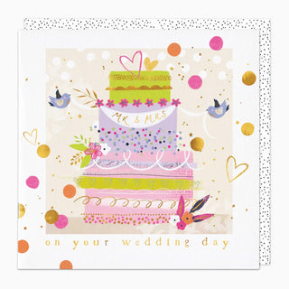 On Your Wedding Day Cake Card