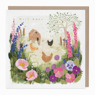 Hen House Meadow Card