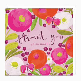 Floral Thank You Card