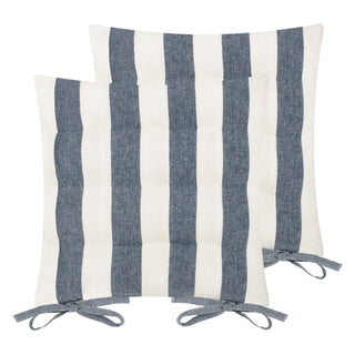 Hayle Seat Pads Navy 2Pk