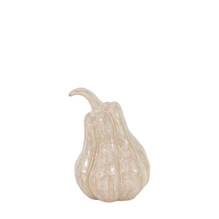 Ceramic Pumpkin Chestnut Brown