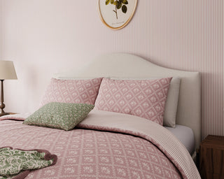 Meadow Posy  Super King Cover Set Pink