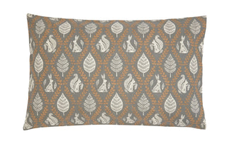 Woodland Trellis Super King Cover Set Graphite/Copper