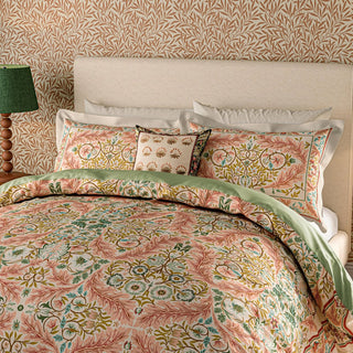 Earthly Paradise Cover Set Super King Rose/Pale Olive