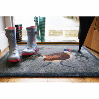Pheasant Grey Door Mat