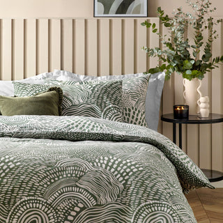 Nola Double Duvet Set Olive
