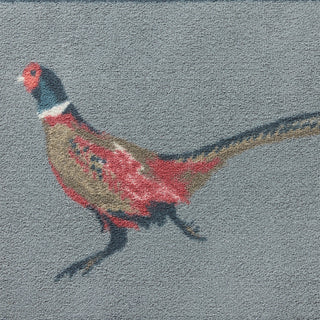 Grey Pheasant Door Mat