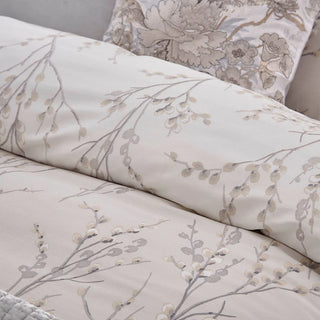 Pussy Willow Dove Grey Duvet Cover Set - King