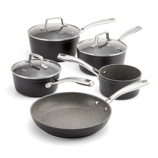 Stellar Rocktanium, 5 Piece Saucepan Set, Non Stick