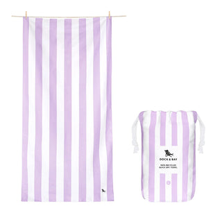 Lombok Lilac Quick Dry Towel Large