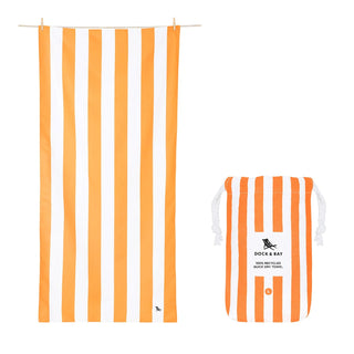 Ipanema Orange Quick Dry Towel Large