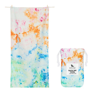 Sunset Splash Quick Dry Towel Large