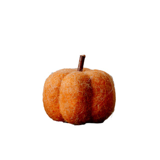 Mini Felt Pumpkin Orange