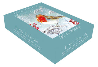 Winter Wildlife Christmas Cards, Box Of 24