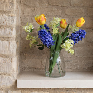 Hyacinths & Tulips in Vase