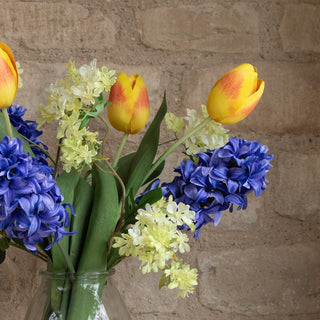 Hyacinths & Tulips in Vase