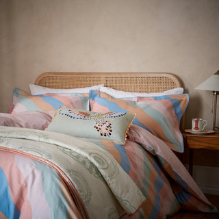 Signature Stripe Cover Set Super King Multi