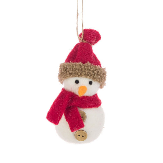 Felt Snowman Tree Decoration