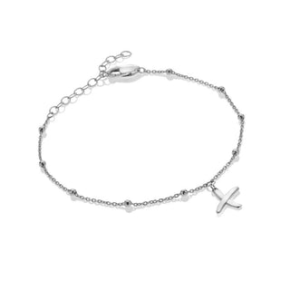 Silver Whisper Happy Birthday Bracelet
