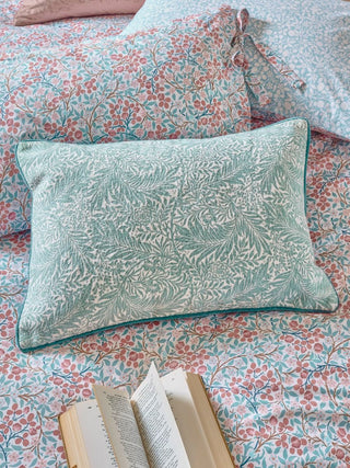 Clover Powder Blue/Madder Super King Duvet Cover Set