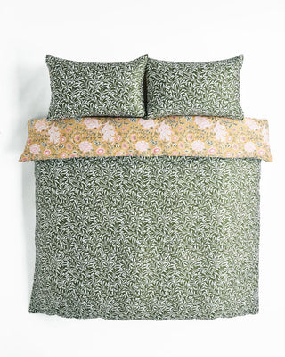 Double Bough Gold Super King Duvet Cover Set