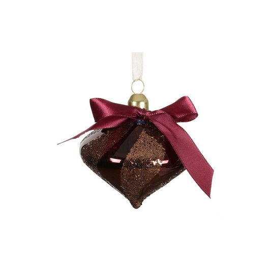 Oxblood with Rose Gold Swirl Onion with Bow