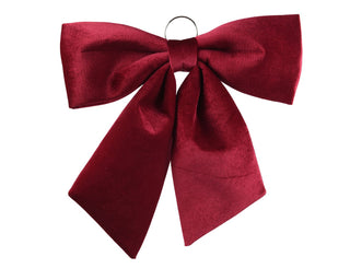 Red Velvet Bow Christmas Decoration