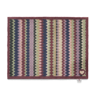 Purple Zig Zag Designer Door Mat