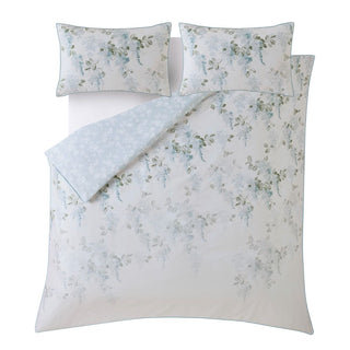 Mirabelle Pale Seaspray Double Duvet Cover Set