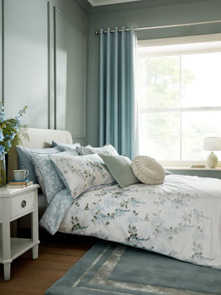 Mirabelle Pale Seaspray Double Duvet Cover Set