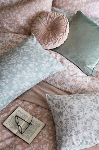Shepherds Purse Blush Pink King Duvet Cover Set