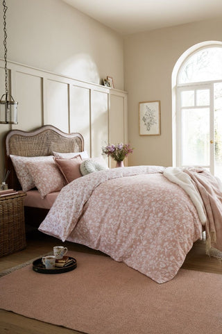 Shepherds Purse Blush Pink King Duvet Cover Set