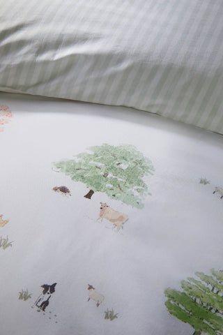 Spring Cottage Green Duvet Cover Set