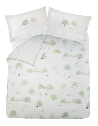 Spring Cottage Green Duvet Cover Set
