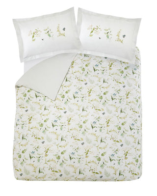 Wild Floral Green Duvet Cover Set