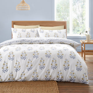 Eloise Floral Blue Super King Duvet Cover Set