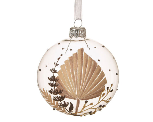 Natural Bouquet Glass Bauble