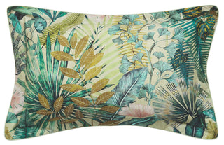 Floreana Oxford Pillowcase Fig Leaf & Coral