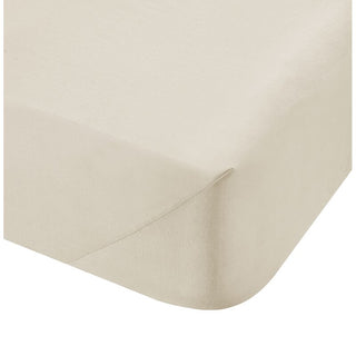 Bianca 400 Thread Count Cotton Sateen King Fitted Sheet Oyster