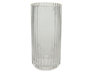 Gold Rim Hi Ball Glass Tumbler