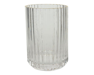 Gold Rim Mixer Glass Tumbler