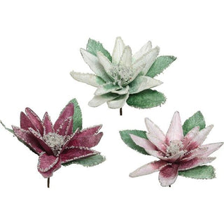 White Flower Clip Decoration