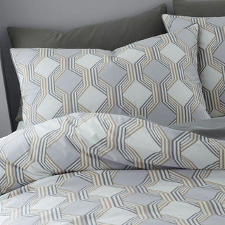 Atticus Geometric Single Duvet Cover Set