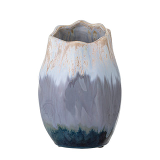 Jace White Ceramic Deco Vase