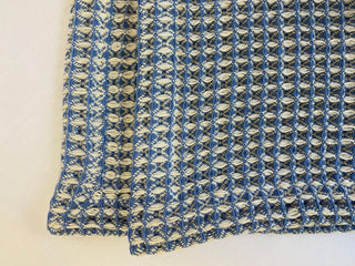 Astral Waffle Throw Blue 150x200cm
