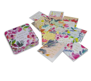 Watercolour Florals Just To Say Notelets