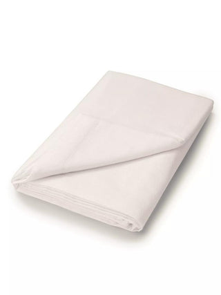 Brushed Cotton Flat Sheet Double Ivory