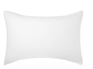 Brushed Cotton Pillowcase Pair Std White