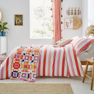 Lighthouse Stripe Single Duvet Cover Set